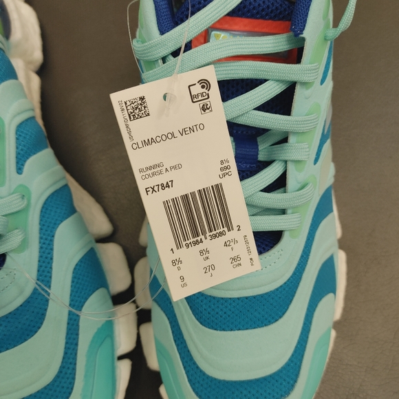 Adidas Climacool Vento Signal Cyan men's 9 or 9.5 - Picture 9 of 9